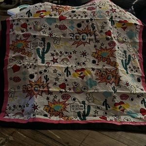 Bandanna pop art comic style colorful